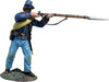 W. Britain American Civil War 31411 Union Corporal Standing Firing Rifle 1:30 Scale Metal