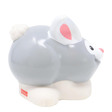 Fisher-Price Replacement Part for Collectible Little People Farm Zoo Easter Playset - Replacement Gray and White Bunny Rabbit