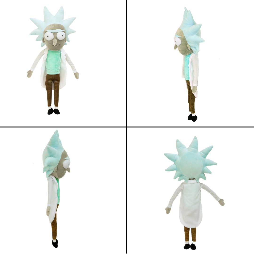 Franco Collectibles Kidult Adult Swim Rick & Morty Super Soft Plush, (100% Officially Licensed Product), Rick The Scientist