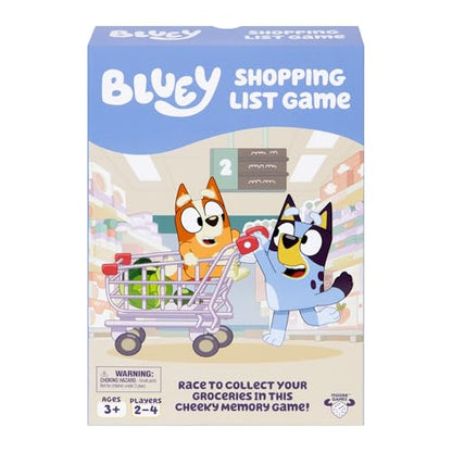 Bluey Shopping List Game, Memory & Matching Supermarket Game