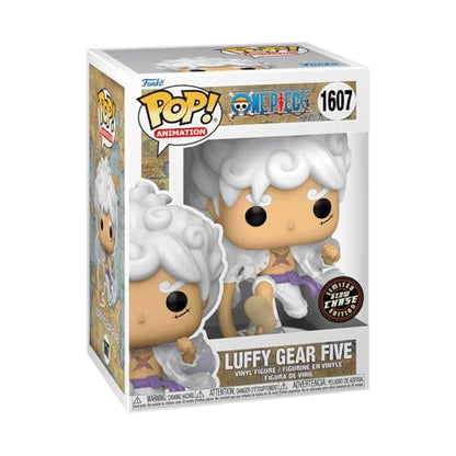 Pop Anime: One Piece - Luffy Gear Five (Chase Variant) Vinyl Figure Bundled with Premium Pop Protector (Compatible with Funko Box)