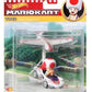 Hot Wheels Mario Kart Character Gliders -Bundle of 4: Bowser, Light?Blue Yoshi, Mario & Toad | Die?Cast Figures with Glider Attachments | Display