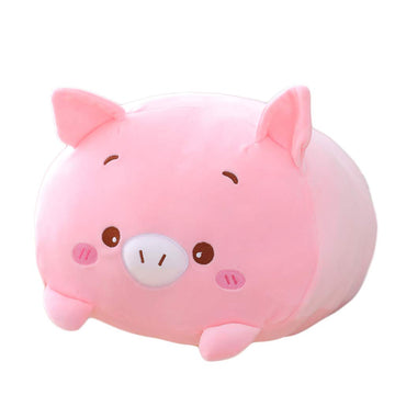hitoshe Pig Plush Stuffed Animal, Cute Pink Pig Plushie Toy Gifts for Kids Birthday, Valentine, Christmas, 8inch