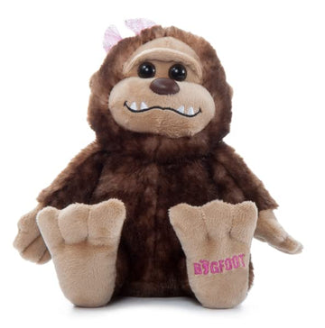 The Petting Zoo Bigfoot Girl Stuffed Animal Plushie, Gifts for Kids, Wild Onez Wildlife Animals, Bigfoot Ape Plush Toy 7 inches
