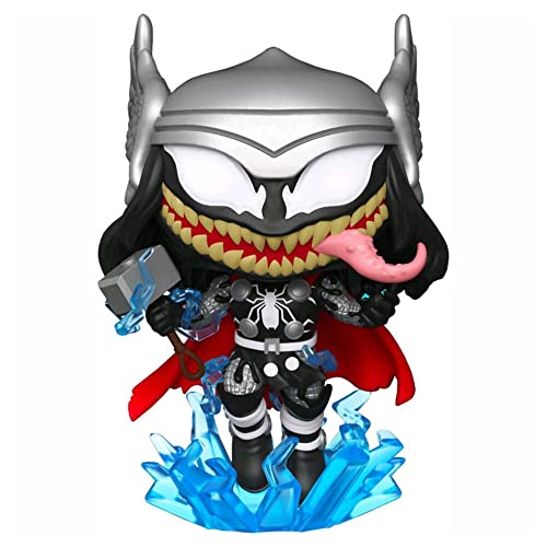Funko Pop! Marvel: Venomized Thor #703 Exclusive with Chalice Collectibles Pop Protector Case