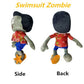 Suyudian 3 PCS PVZ Plant and Zombies Plush Sets Toys 1 2 Stuffed Soft PVZ Figure Doll Surf, Pompadour, Bikini Zombies, Great Gifts for Boys and Girls