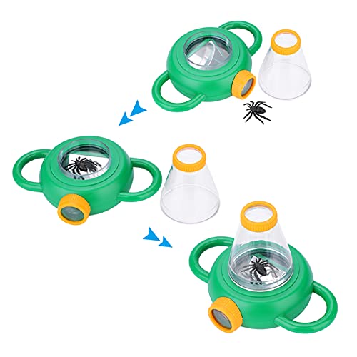 Kids Magnifier,4X Magnification Educational Science Tool for Outdoor Exploration Durable Portable for Curious Children Field Trips Nature Learning