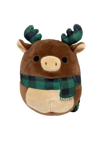 Squishmallows Official KellyToy Christmas 2023 - Choose 5-inch or 8-inch (Buford Moose, 5 Inch), (SQXM23)