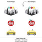 Big Dot of Happiness NYC Cityscape - New York City Party Centerpiece Sticks - Table Toppers - Set of 15