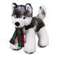 Stuffems Toy Shop Make Your Own Stuffed Animal Mini 8 Inch Klondike the Husky Kit - No Sewing Required!