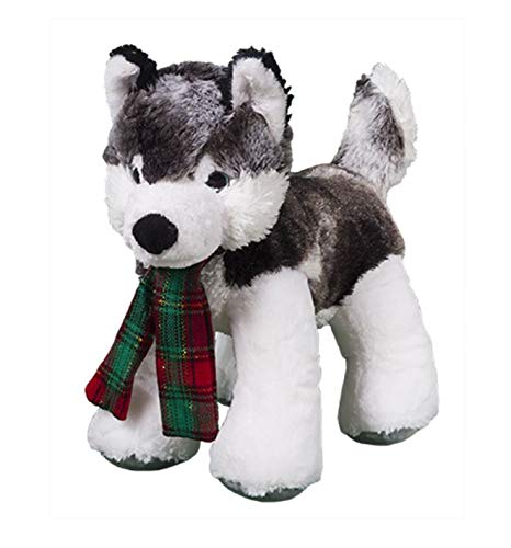 Stuffems Toy Shop Make Your Own Stuffed Animal Mini 8 Inch Klondike the Husky Kit - No Sewing Required!