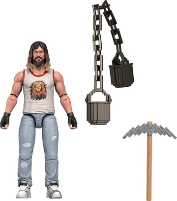 Mattel Minecraft Action Figure & Accessories Set, Garrett Posable Character Collectible Inspired by a Minecraft Movie, 3.25-inch Scale