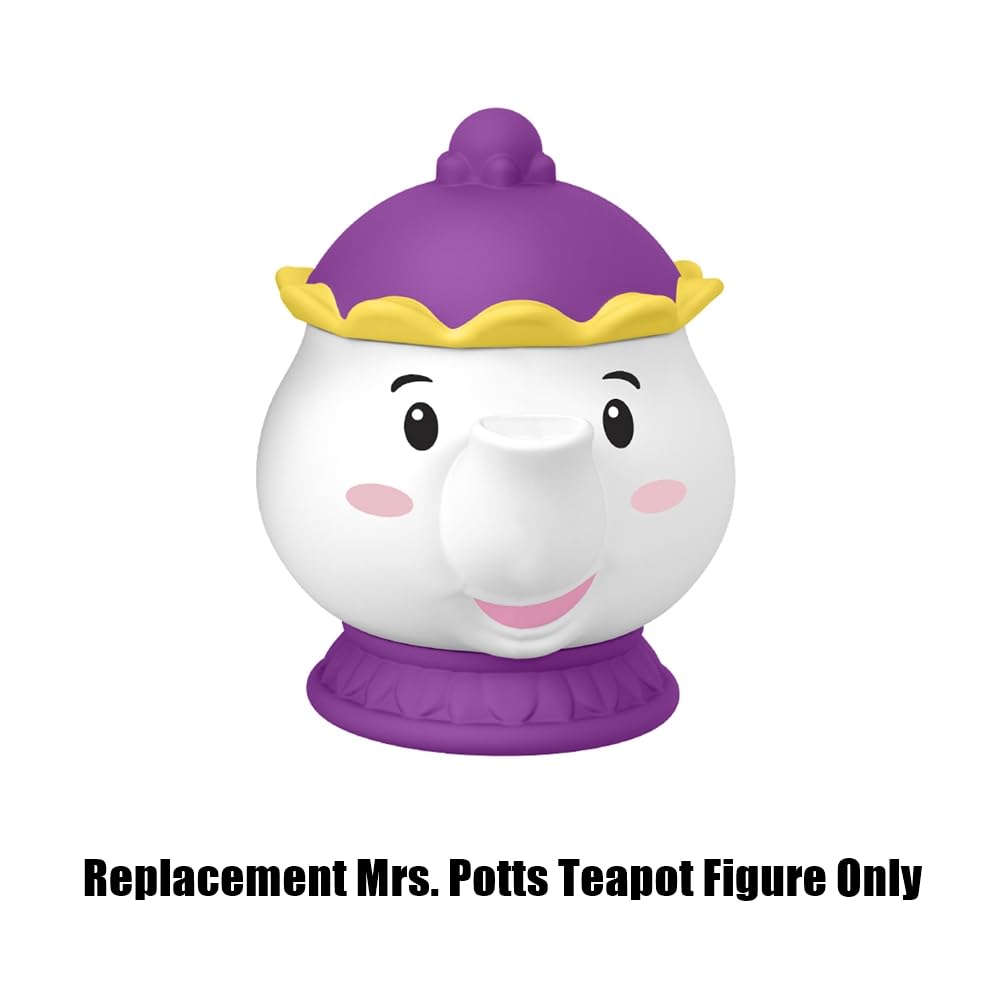 Replacement Part for Fisher-Price Little-People Princess Playset - HPL23 ~ Replacement Princess Belle's Sidekick Mrs. Potts Teapot Figure ~ Inspired
