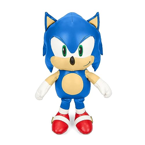 Kidrobot Sonic The Hedgehog 16 Inch Premium Pleather Sonic Plush
