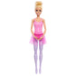 Barbie Ballerina Doll, Blonde Fashion Doll Wearing Purple Removable Tutu, Posed with Ballet Arms & “en Pointe” Toe Shoes, HRG34