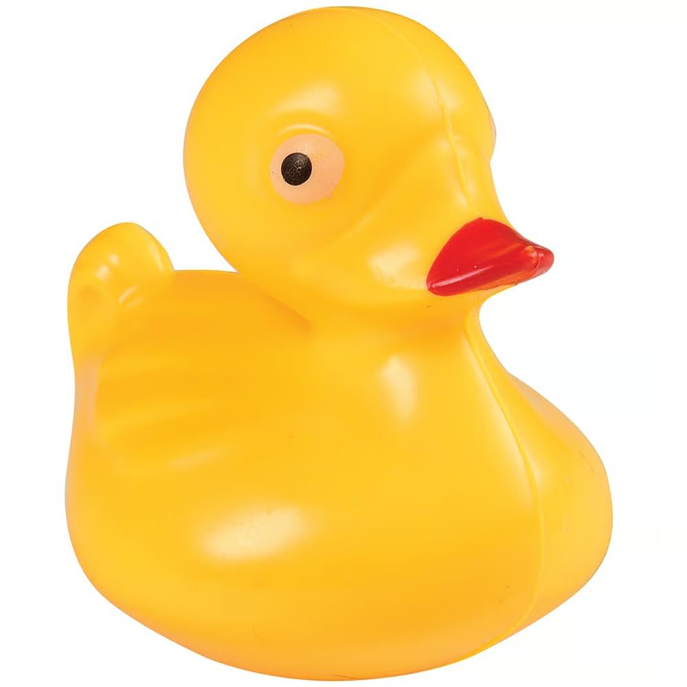 Yellow 3" Duck Pond Floaters (12 Pack) Hard Plastic Weighted Duckies.