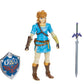 JAKKS Pacific The Legend of Zelda Link Action Figure with Master Sword & Hylian Shield 4 Inch Collectible Toy