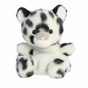 Aurora® Adorable Palm Pals™ Kaia Snow Leopard™ Stuffed Animal - Fun Collectible Plush for Kids and Adult Collectors - Perfect for Decorating Rooms