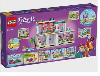 LEGO Friends Vacation Beach House 41709 Building Kit; Gift for Kids Aged 7+; Includes a Mia Mini-Doll, Plus 3 More Characters and 2 Animal Figures