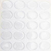 IGOGO Epoxy Resin Dome Stickers - Clear or Glitter Self-Adhesive Dots for DIY Crafts, Bottle Caps, Hair Bows, Scrapbooks, Jewelry & Pendants 1 Inch