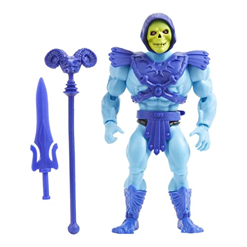 Masters of the Universe Origins Skeletor Action Figure, Battle Character for Storytelling Play and Display, Gift for 6 to 10 Year Olds and Adult