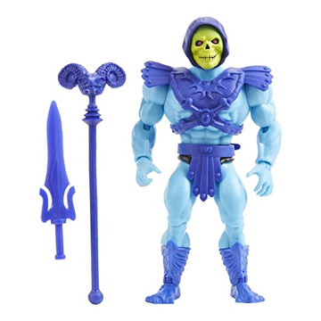 Masters of the Universe Origins Skeletor Action Figure, Battle Character for Storytelling Play and Display, Gift for 6 to 10 Year Olds and Adult