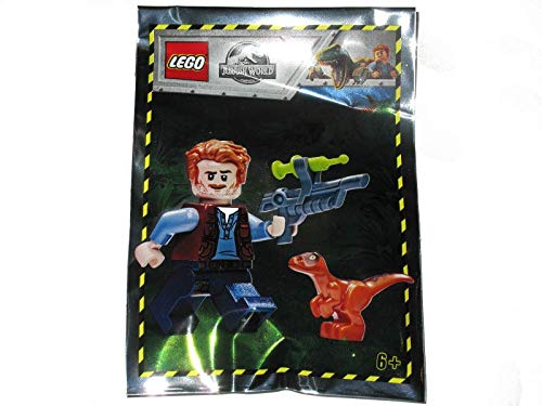 LEGO Jurassic World: Owen Grady with Baby Raptor and Tranquilizer Gun
