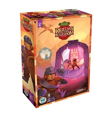 The Quest Kids Realms of The Kingdom Expansion - Family Fantasy Board Game for Kids Ages 5+ | Tabletop Adventure with New Hero, Gems & Quests |