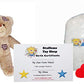 Stuffems Toy Shop Make Your Own Stuffed Animal Mini 8 Inch Brown Patch Heart Bear Kit - No Sewing Required!