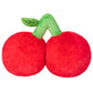 Squishable - Snugglemi Snacker Cherries - Comfort Food Collection - 8 in - Soft Toy Collectible Stuffed Animal - Beans