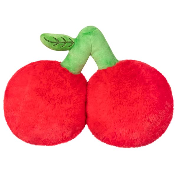 Squishable - Snugglemi Snacker Cherries - Comfort Food Collection - 8 in - Soft Toy Collectible Stuffed Animal - Beans