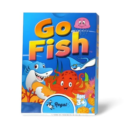 Regal Games - Go Fish, Garbage Monsters, Highway Hunt Card Games Set - Family-Friendly, Fun Card Games - Search & Find, Matching, Counting - Ages 3+