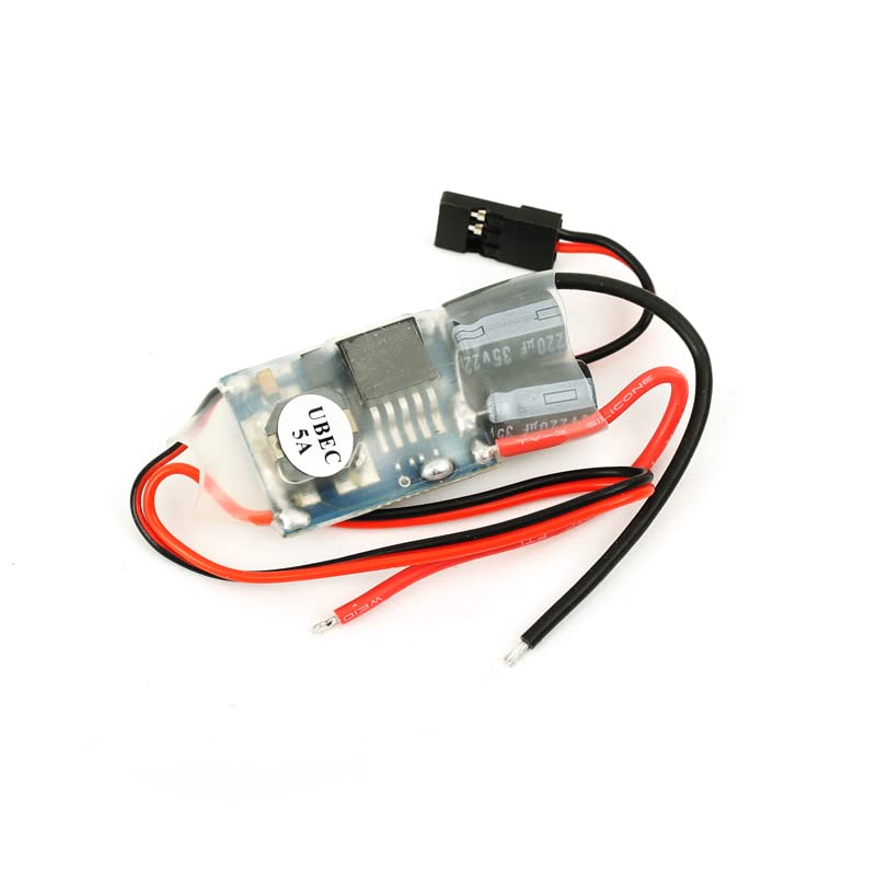 SoloGood 2Pcs RC BEC UBEC 5V 5A Step Down UBEC Module 2S 3S 4S for FPV Quadcopter Airplane Servo Car Boat Model