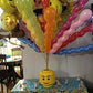 FUNPRT 40 Inches Latex Spiral Balloons 100 Count Assorted Boys Girls Birthday Party Balloons