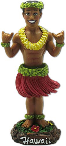 KC Hawaii Shaka Hula Boy Mini Dashboard Doll 4"