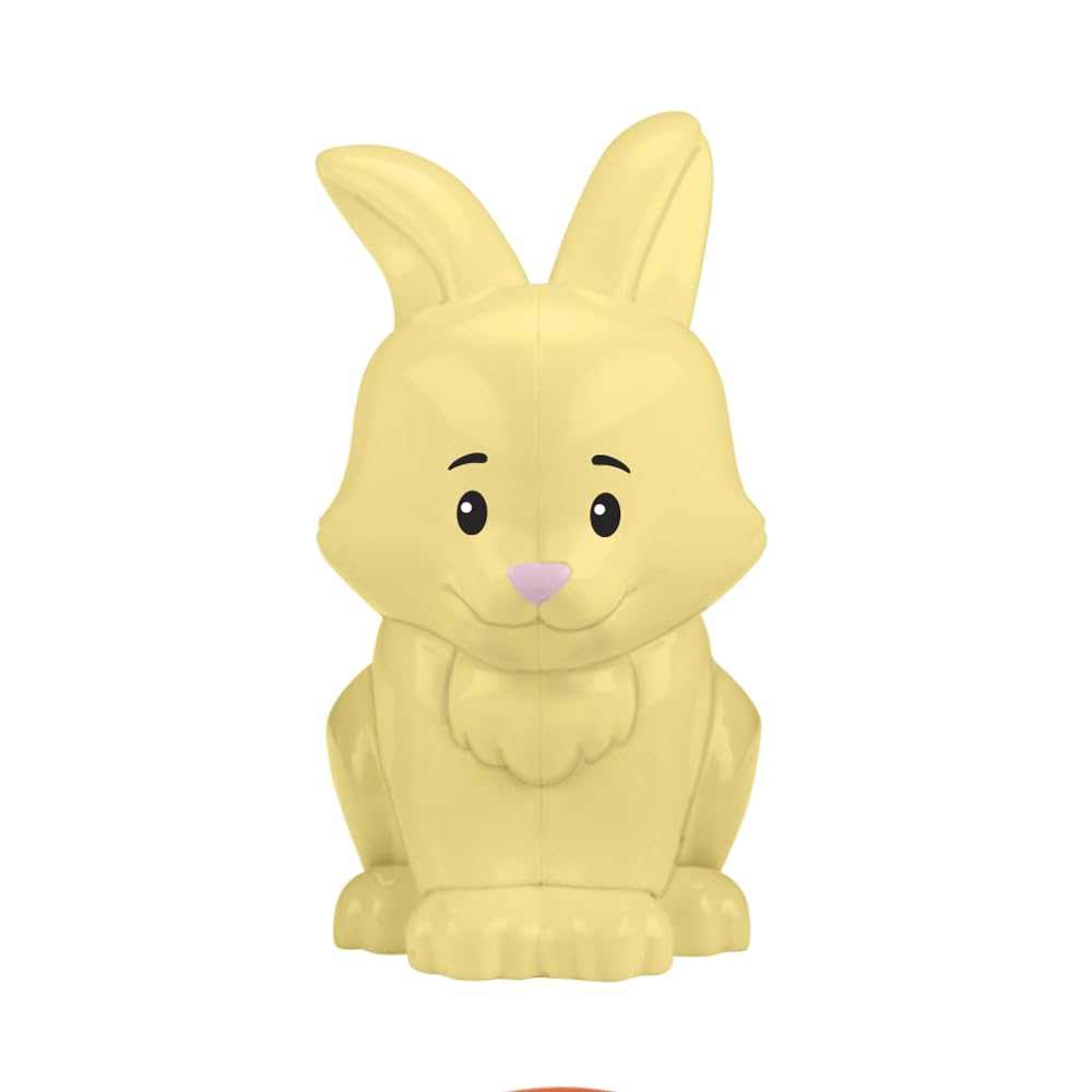 Little People Replacement Part for Fisher-Price Toddler Dollhouse Forest Playset HWB29 - Yellow Bunny Rabbit Figure