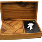Logic Tangram Set with Play Cards Wooden Puzzle Game