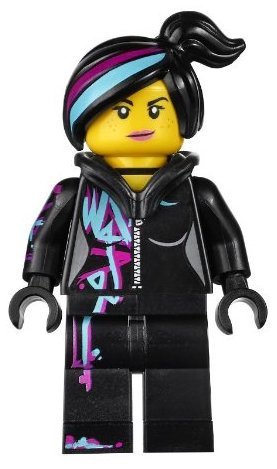 Lego The Movie Minifigure: Wyldstyle with Hoodie Down