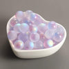 YLiiii 10Pcs Purple No Hole Glass Marbles - Luminous Glass Balls 12MM Colorful Marbles ， Vase Filler, Fish Tank, Home Decor, DIY Jewelry, Marble