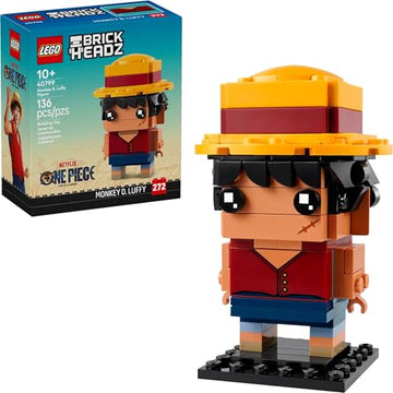 LEGO Brickheadz One Piece Monkey D. Luffy Figure 40799