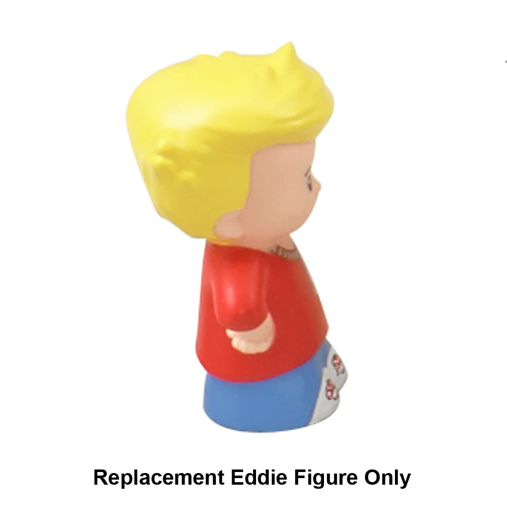 Replacement Part for Fisher-Price Little People Around The Farm Mega Set Playset - CBG45 ~ Replacement Little Boy Eddie Figure ~ Red Shirt - Blue