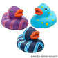 Rhode Island Novelty 2 Inch Multi-Color Pattern Rubber Duck (12 Piece)