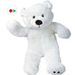 Stuffems Toy Shop Record Your Own Plush 8 inch White Polar Bear - Ready 2 Love in a Few Easy Steps