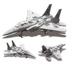 General Jim's F-15 Eagle Fighter Jet Building Blocks Set, 1:48 Scale Military Aircraft Model, 262 Pieces, Twin-Tail Jet with Landing Gear and Cockpit