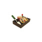 Treasure Gurus 1:12 Scale Mini Wood Flower Planter Gardening Box Set Dollhouse Accessory Miniature Fairy Garden Decor