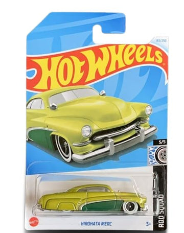 Hot Wheels Green Hirohata Merc Rod Squad 5/5 Die-cast Car
