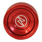Yoyo King Proteus Professional Responsive Aluminum Yoyo - Metal Ball Bearing Yo-Yo for Kids & Adults - Long Spin Narrow C Bearing, Extra String - Red