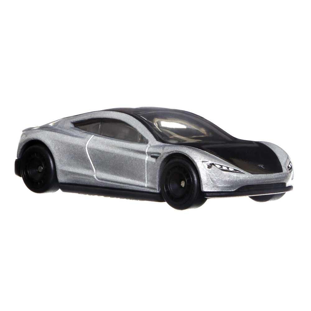 Hot Wheels Tesla Roadster Safari Vehicle for 3 Kids Years Old & Up, Premium Collection of Car Culture 1:64 Scale Vehicles