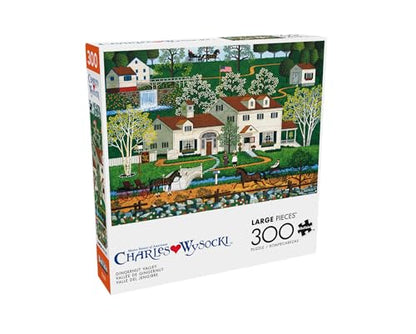 Buffalo Games - Charles Wysocki - Gingernut Valley - 300 Large Piece Puzzle