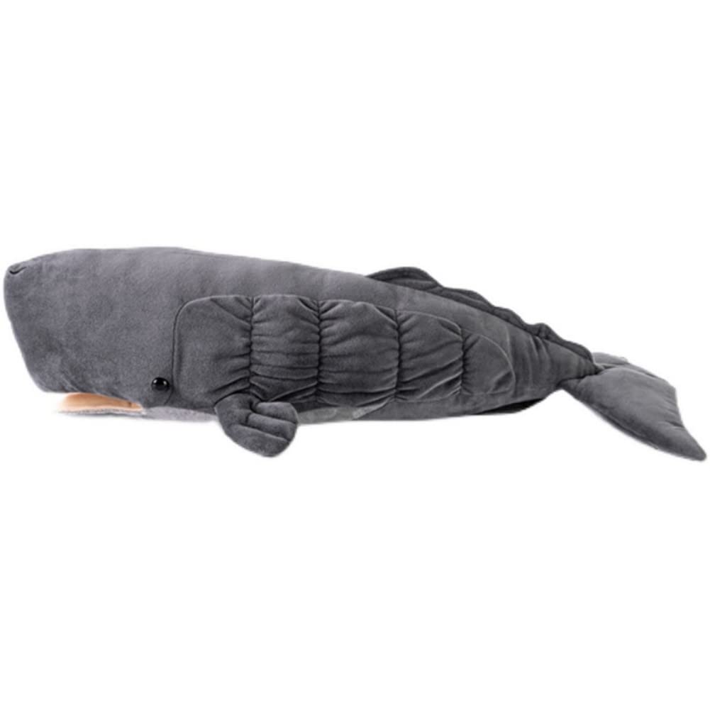 Niuhoulu Sperm Whale Stuffed Animals Soft Plush Toy Kids Cuddly Fluffy Plushie Doll for Girls Boys Babies Toddlers Girlfriends (19")